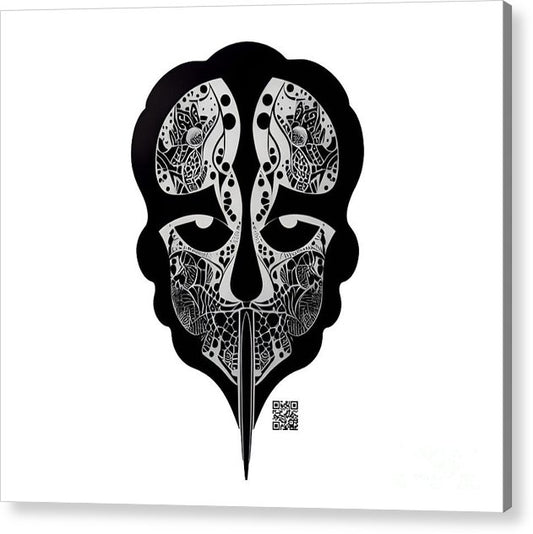 Enigmatic Skull - Acrylic Print