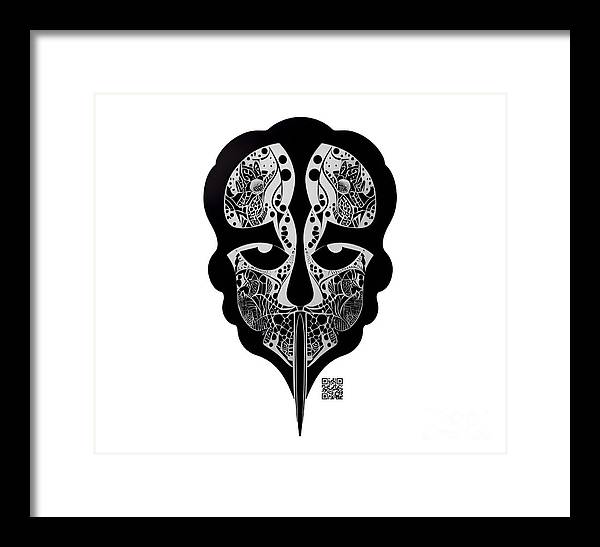 Enigmatic Skull - Framed Print