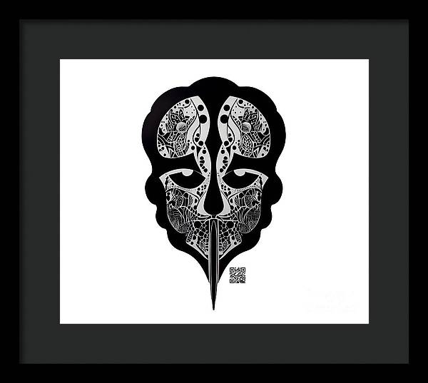 Enigmatic Skull - Framed Print