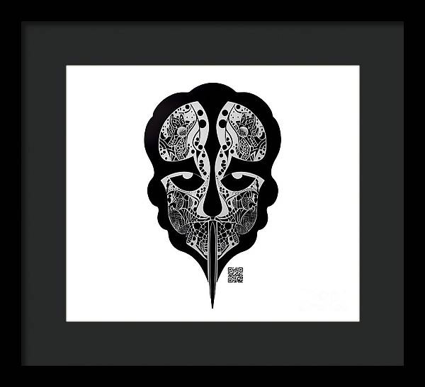 Enigmatic Skull - Framed Print