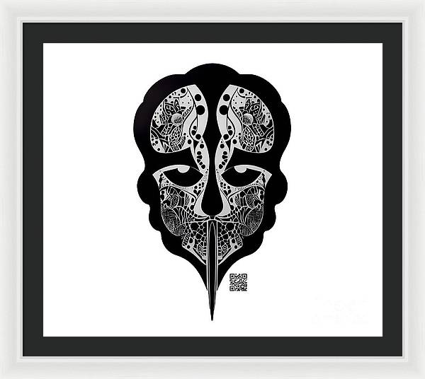 Enigmatic Skull - Framed Print