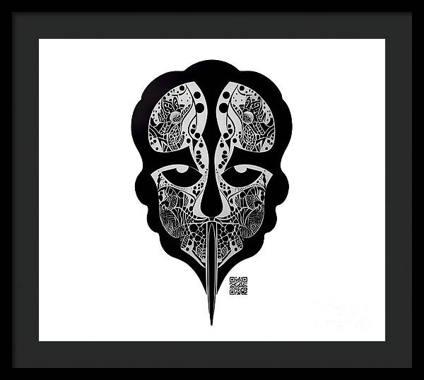 Enigmatic Skull - Framed Print