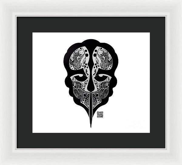 Enigmatic Skull - Framed Print