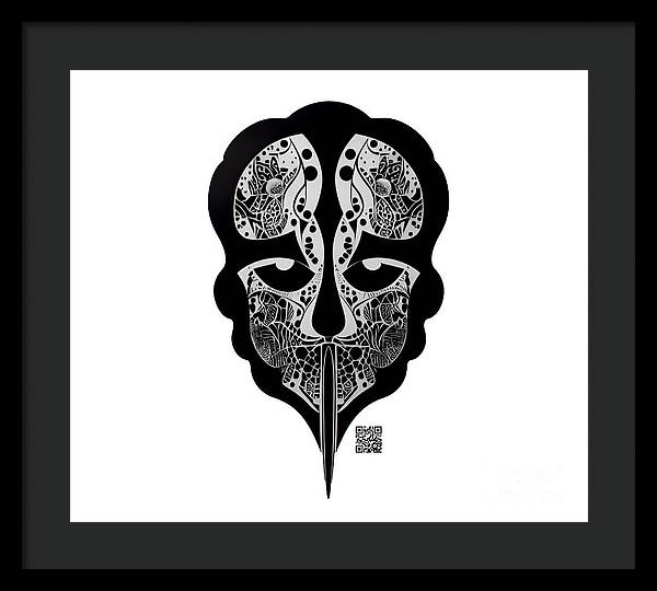 Enigmatic Skull - Framed Print