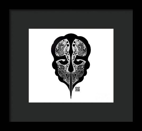 Enigmatic Skull - Framed Print