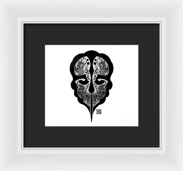 Enigmatic Skull - Framed Print