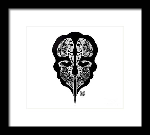 Enigmatic Skull - Framed Print