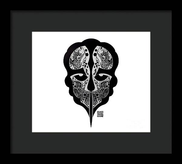 Enigmatic Skull - Framed Print