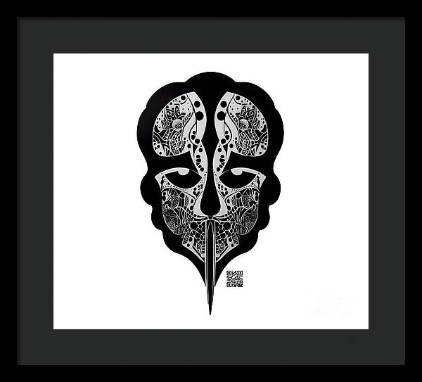 Enigmatic Skull - Framed Print