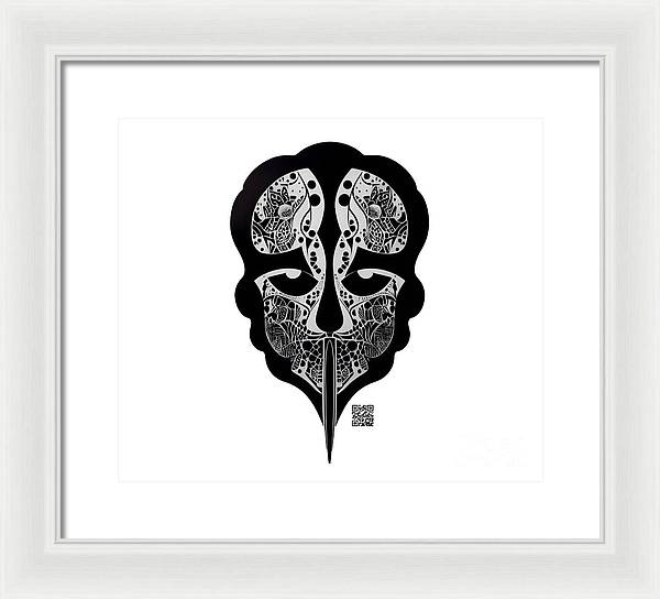 Enigmatic Skull - Framed Print