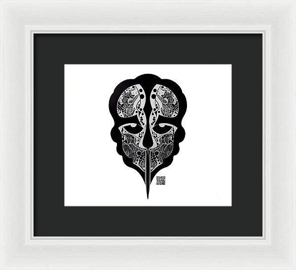 Enigmatic Skull - Framed Print