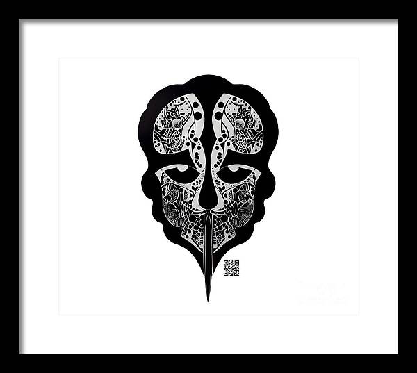 Enigmatic Skull - Framed Print