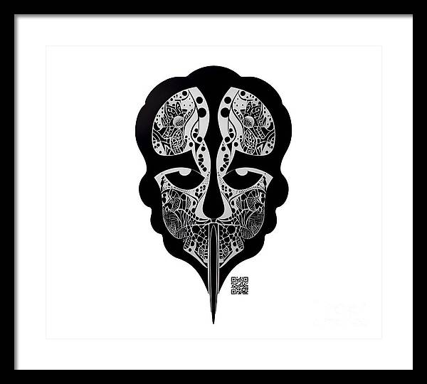 Enigmatic Skull - Framed Print