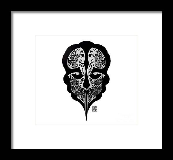 Enigmatic Skull - Framed Print