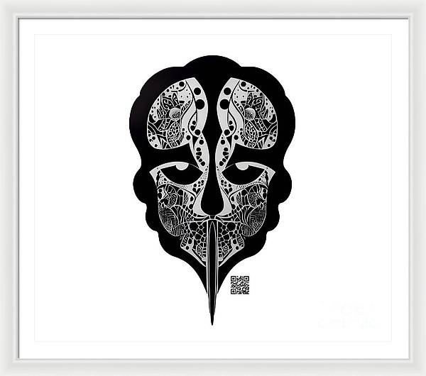 Enigmatic Skull - Framed Print