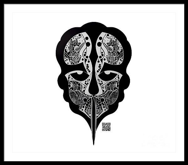 Enigmatic Skull - Framed Print