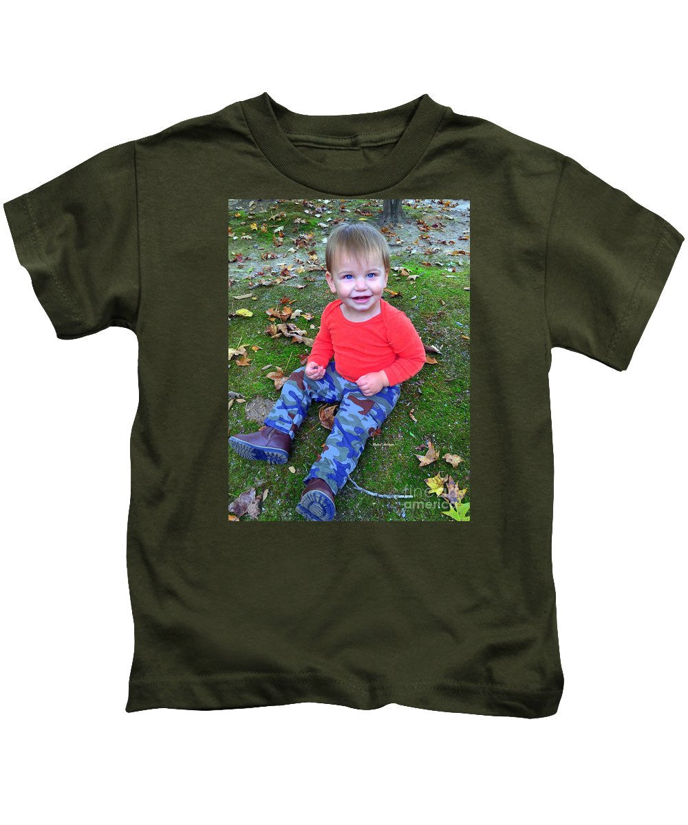 Kids T-Shirt - Enjoying The Fall