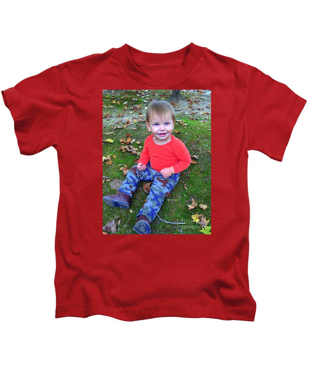 Kids T-Shirt - Enjoying The Fall