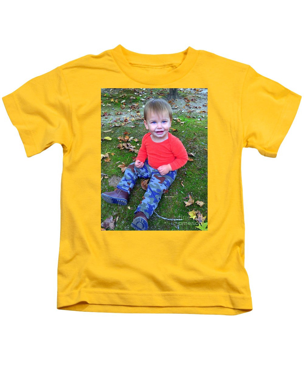 Kids T-Shirt - Enjoying The Fall