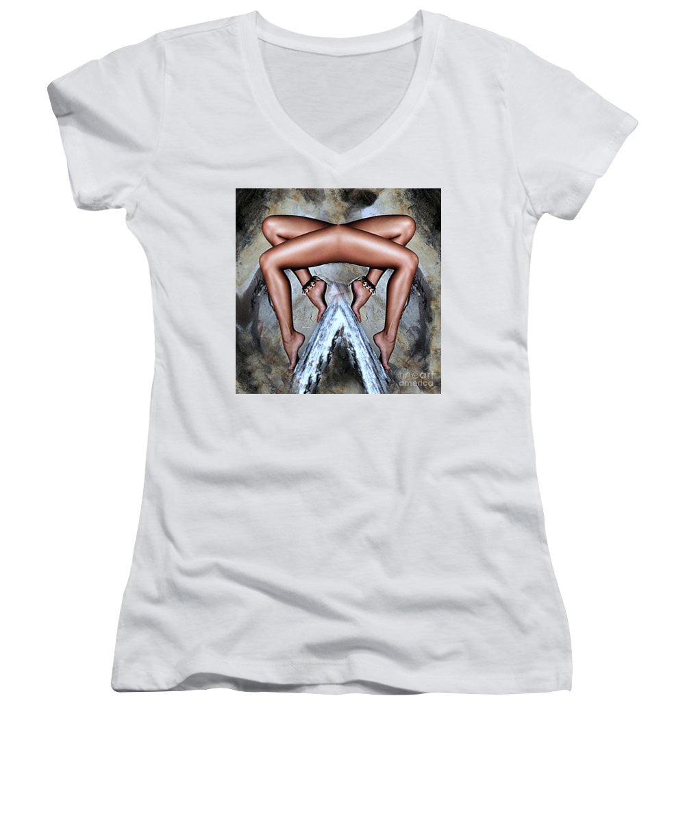 Women's V-Neck T-Shirt (Junior Cut) - Equilibrium