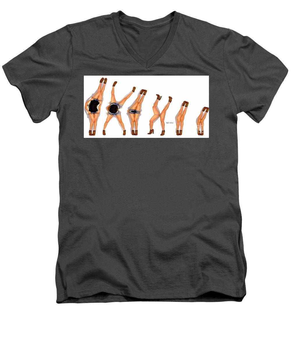 Men's V-Neck T-Shirt - Evolution