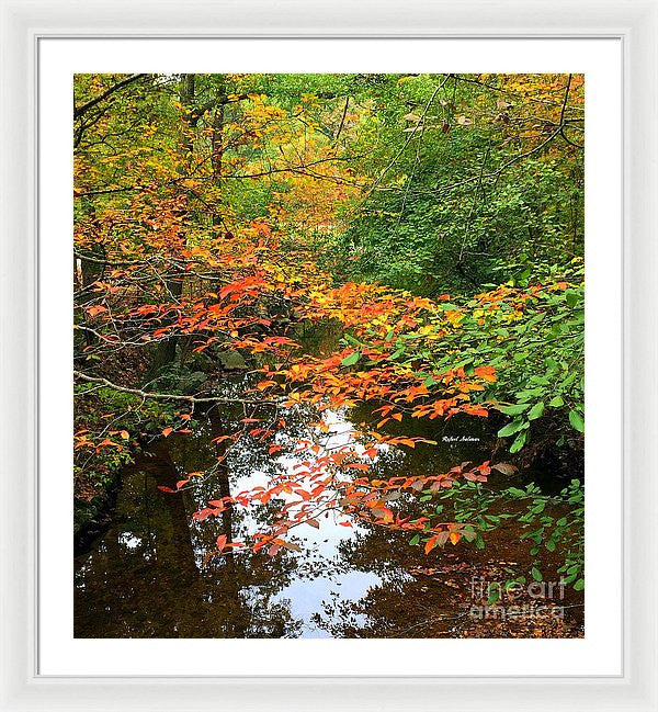 Framed Print - Fall Is In The Air