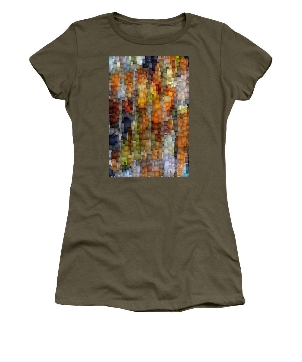 Women's T-Shirt (Junior Cut) - Fallen Leaves