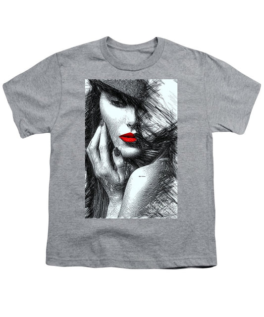 Fashion Flair In Black And White - Youth T-Shirt