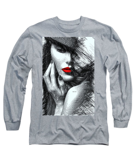 Fashion Flair In Black And White - Long Sleeve T-Shirt