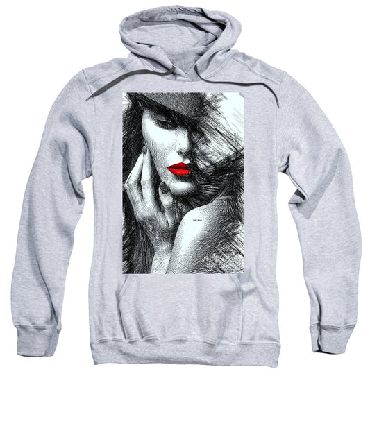 Fashion Flair In Black And White - Sweatshirt