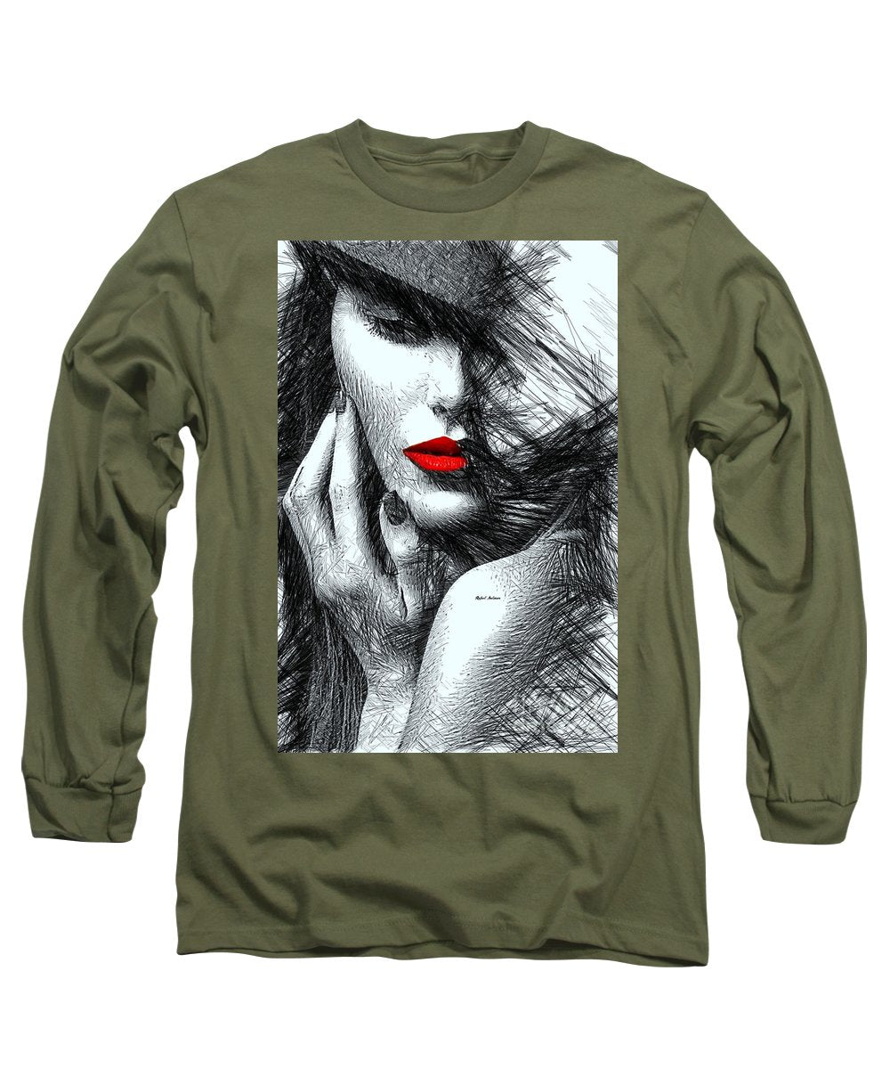 Fashion Flair In Black And White - Long Sleeve T-Shirt