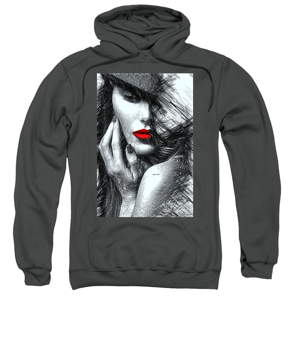 Fashion Flair In Black And White - Sweatshirt