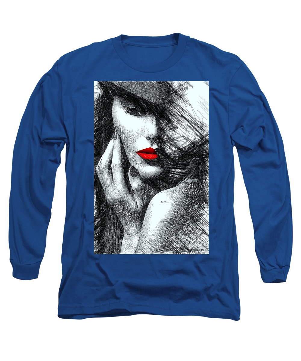 Fashion Flair In Black And White - Long Sleeve T-Shirt