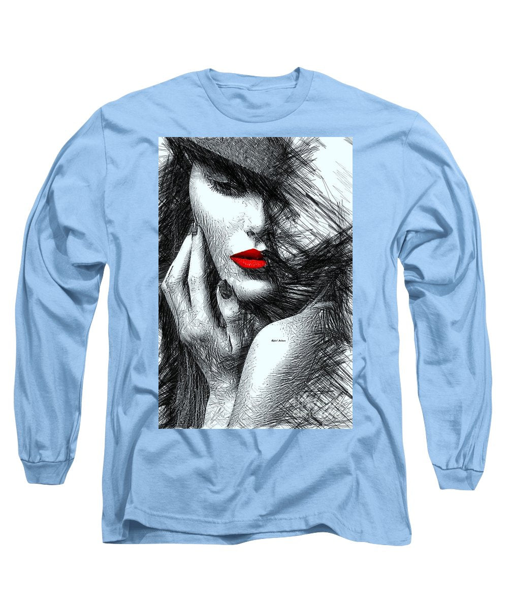 Fashion Flair In Black And White - Long Sleeve T-Shirt