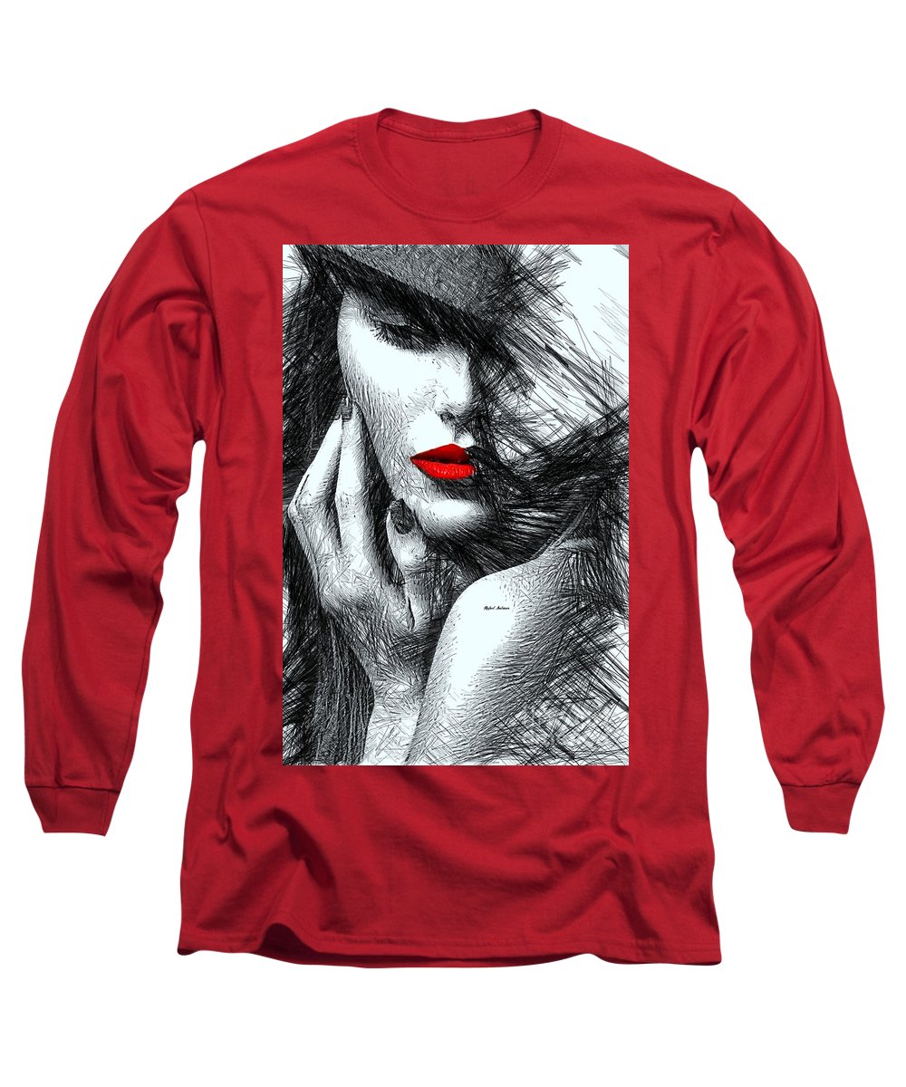 Fashion Flair In Black And White - Long Sleeve T-Shirt