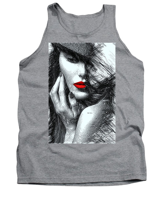 Fashion Flair In Black And White - Tank Top