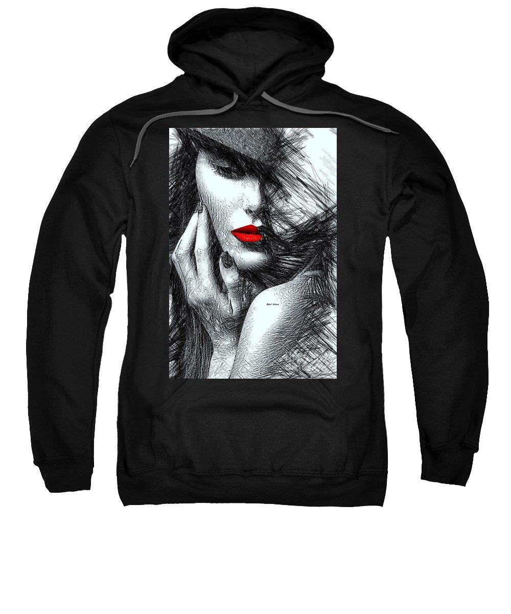 Fashion Flair In Black And White - Sweatshirt