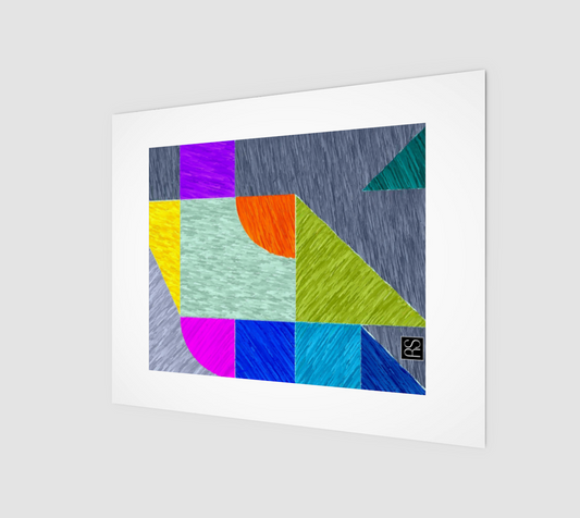 My Own Cube Art Print 10" x 8"
