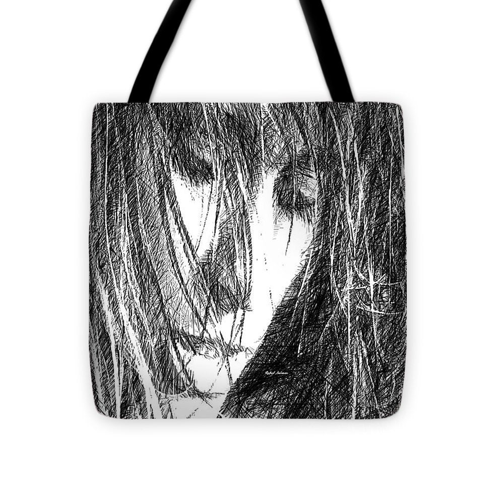 Sac fourre-tout - Croquis de dessin de femme