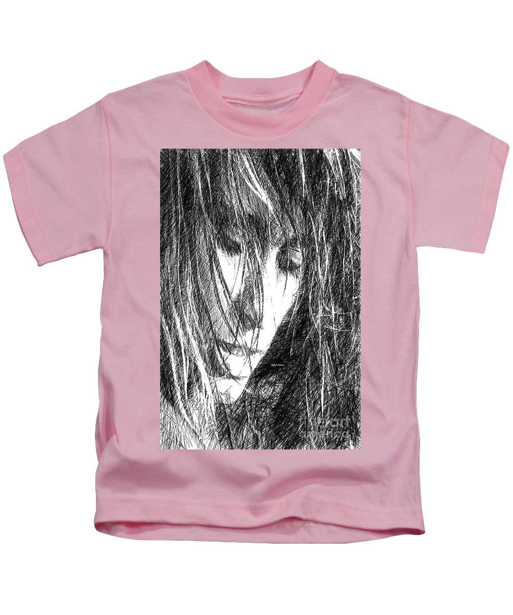 T-shirt pour enfant - Dessin de femme