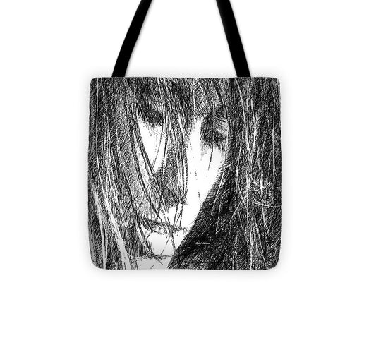 Sac fourre-tout - Croquis de dessin de femme