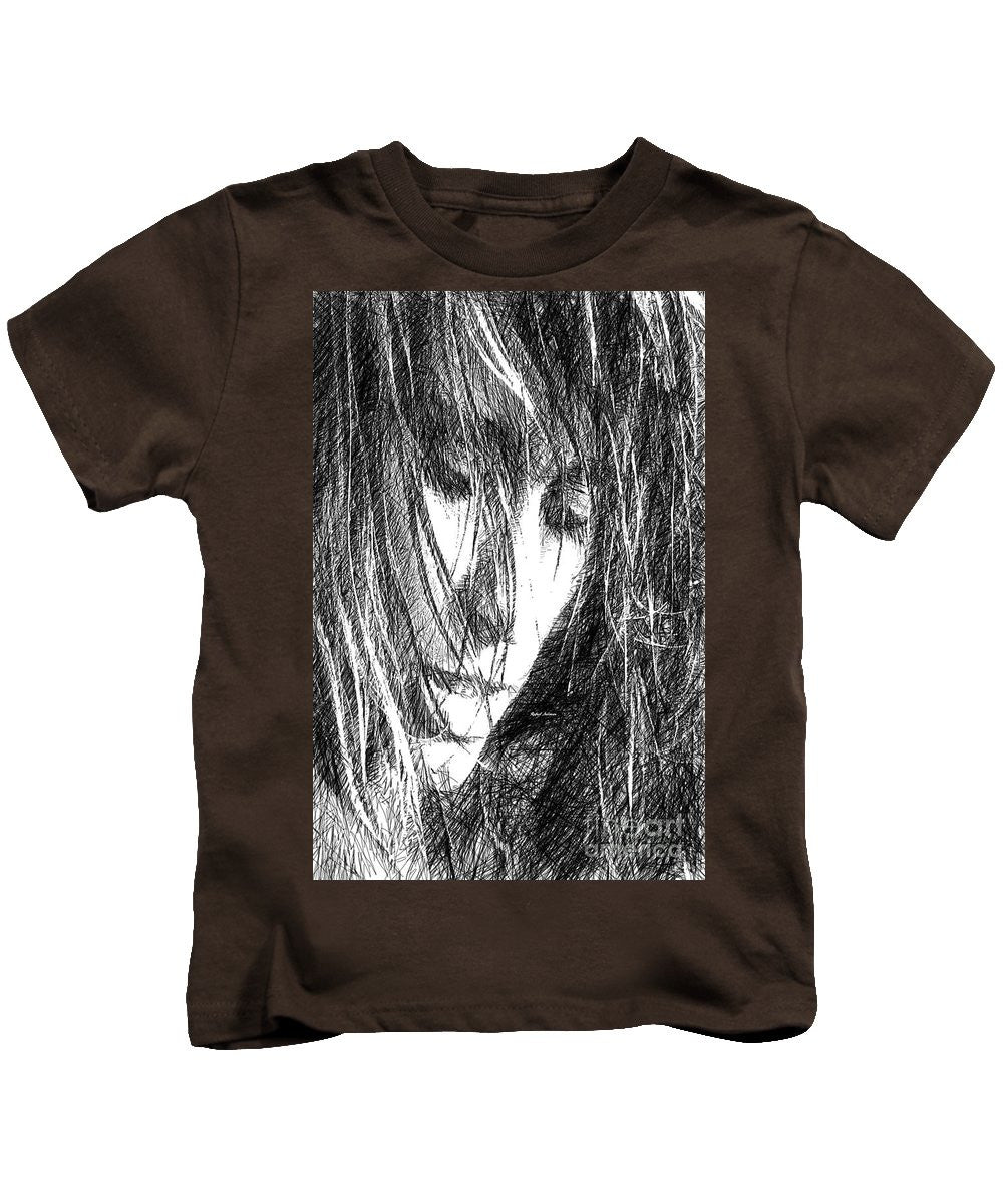 T-shirt pour enfant - Dessin de femme