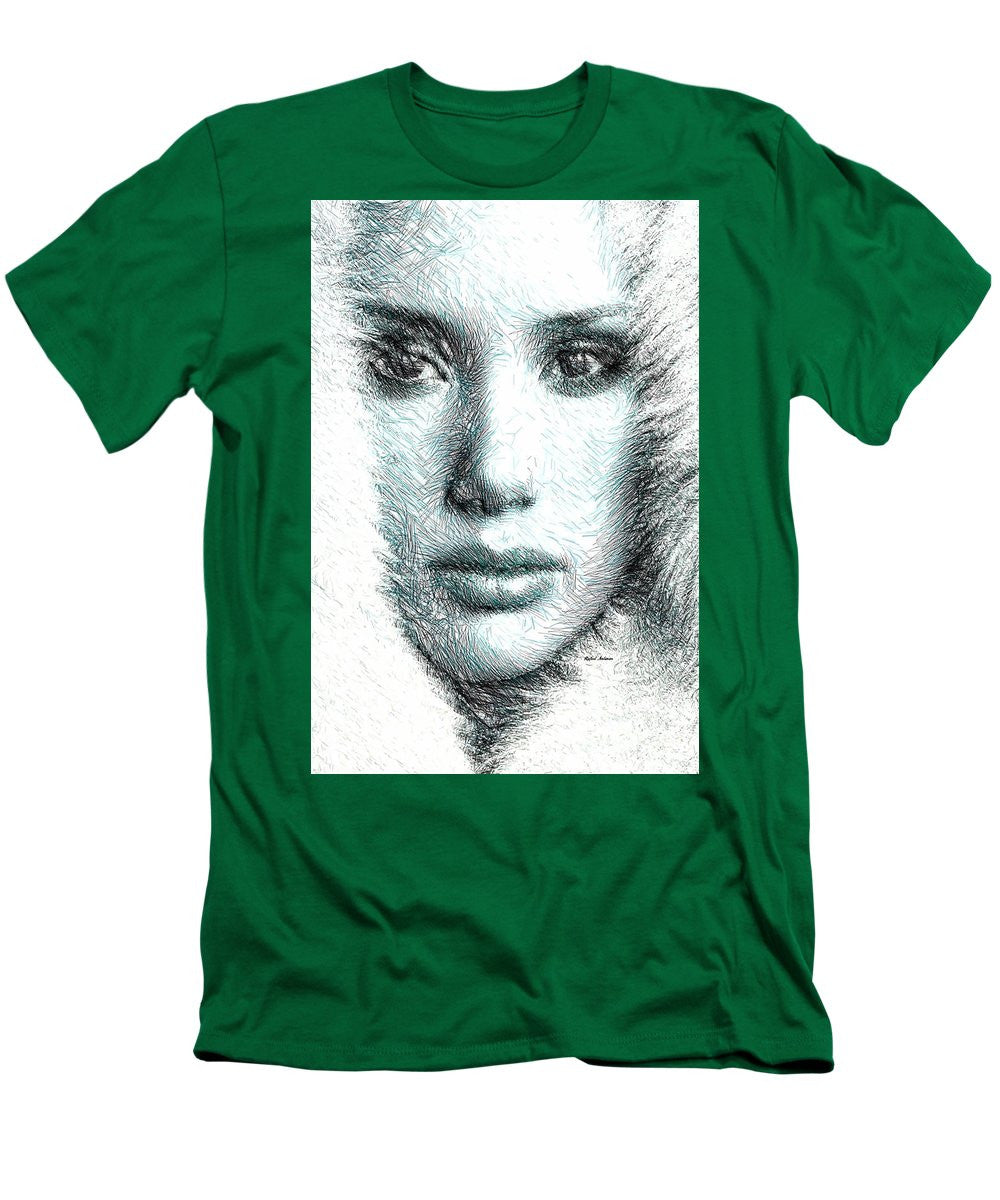 T-shirt pour homme (coupe ajustée) - Expression féminine 32