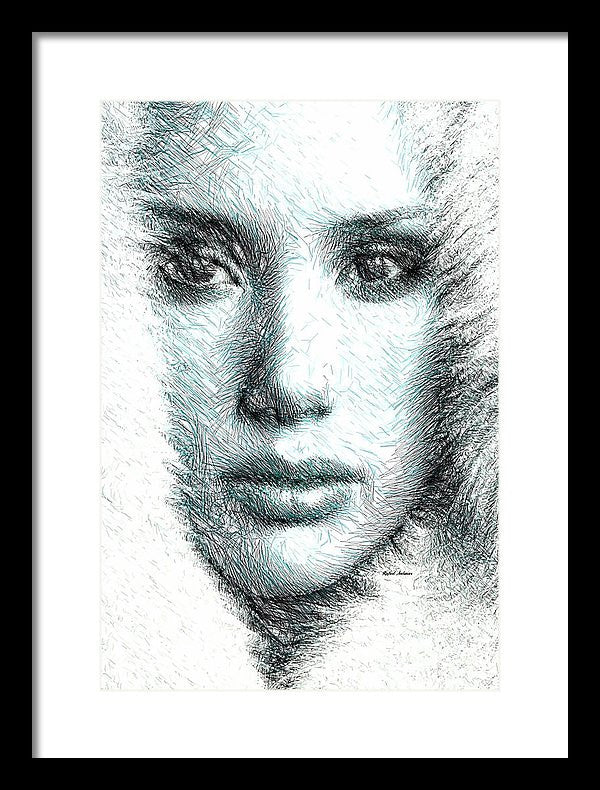 Framed Print - Female Expression 32