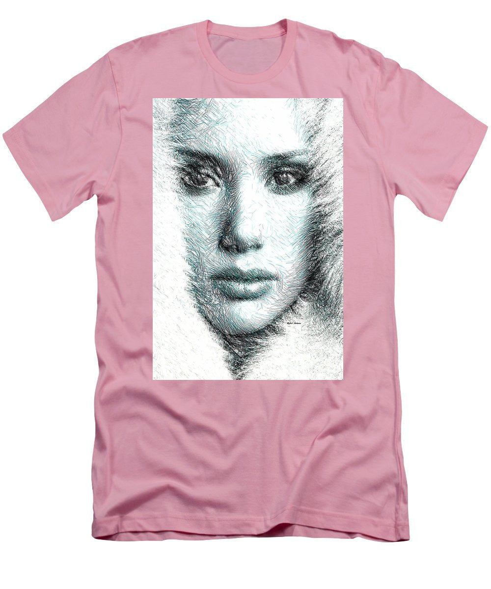 T-shirt pour homme (coupe ajustée) - Expression féminine 32