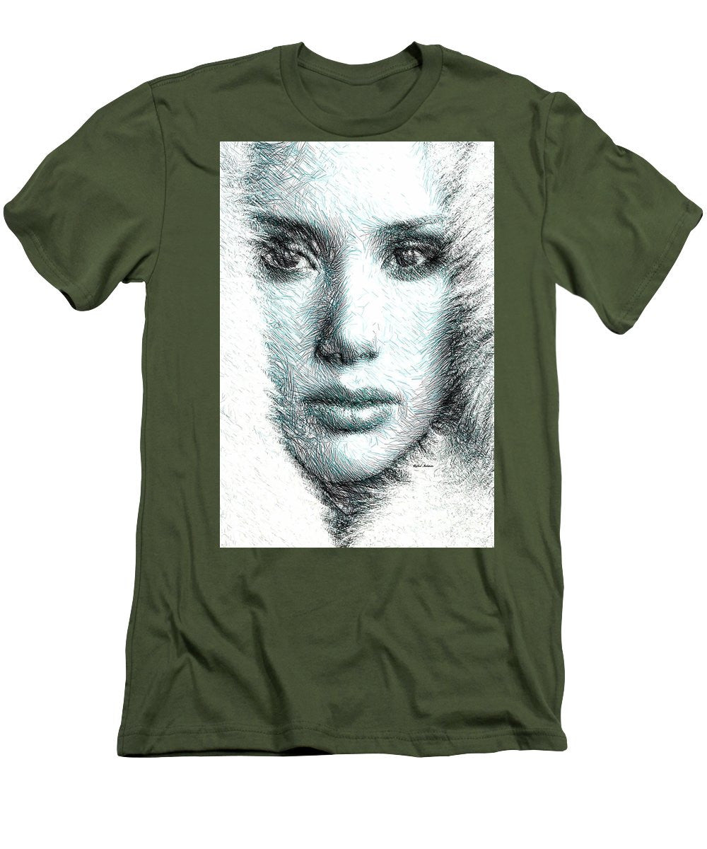 T-shirt pour homme (coupe ajustée) - Expression féminine 32