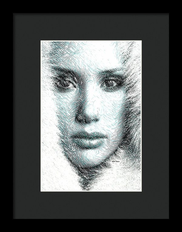 Framed Print - Female Expression 32