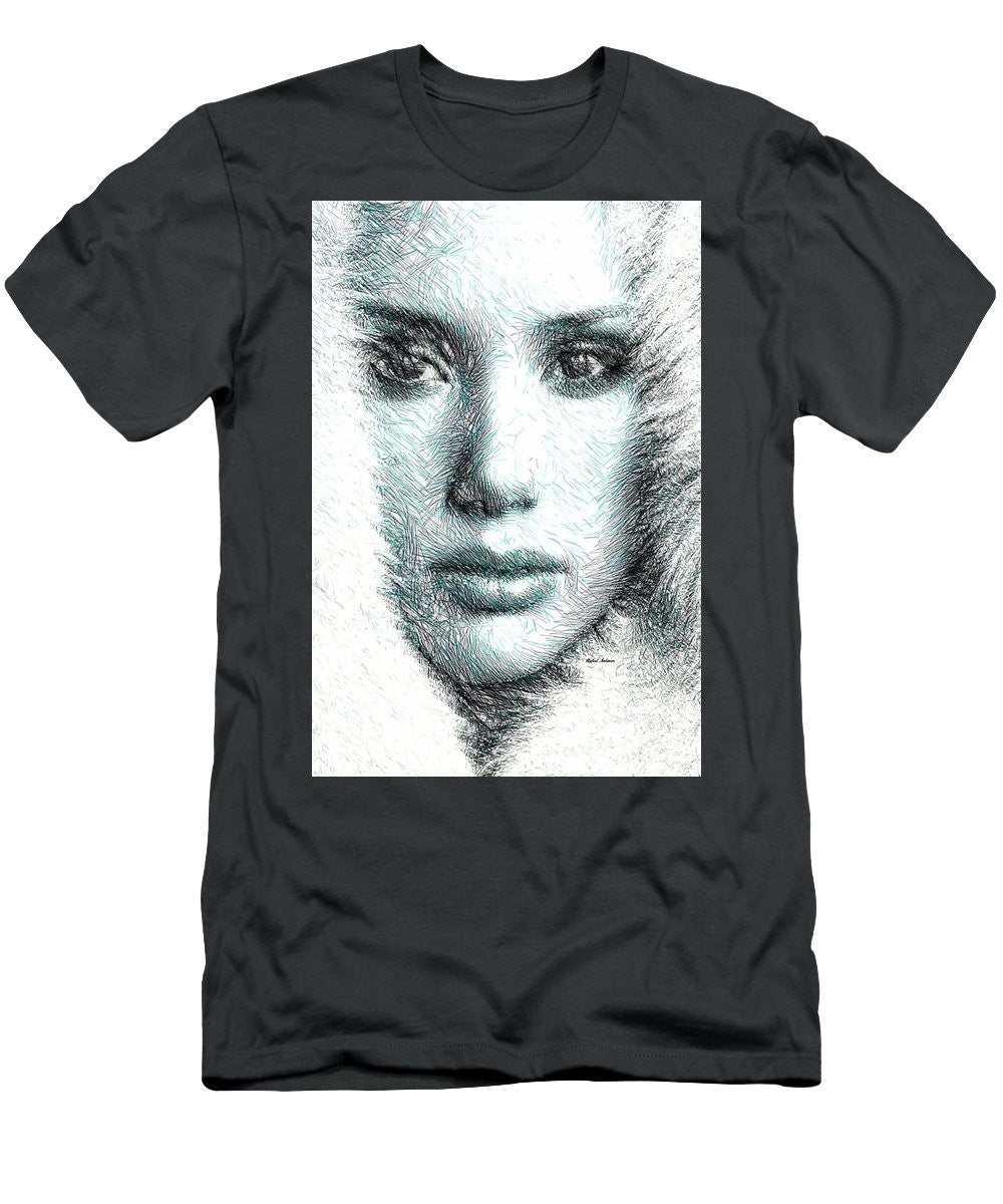 T-shirt pour homme (coupe ajustée) - Expression féminine 32