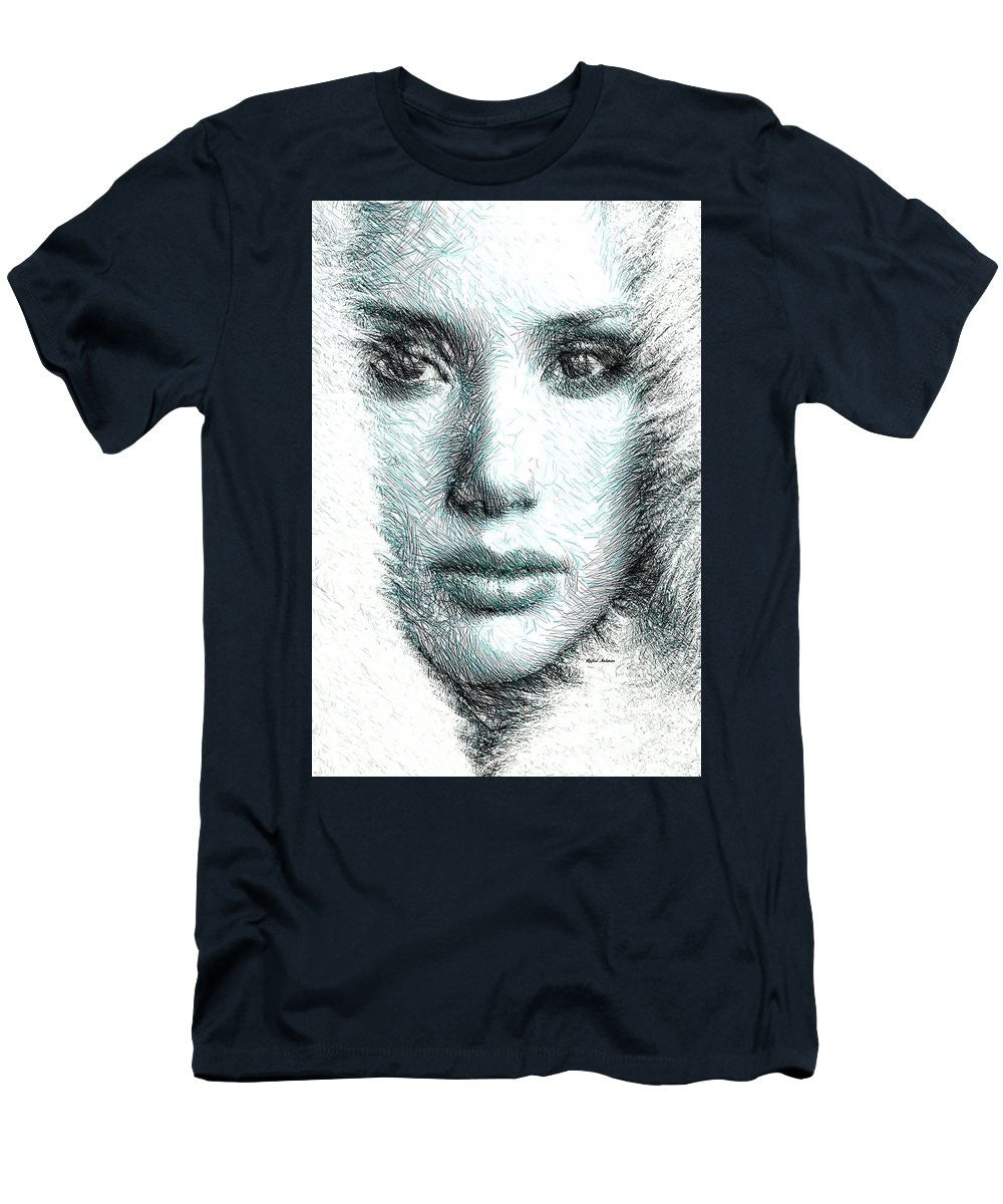 T-shirt pour homme (coupe ajustée) - Expression féminine 32