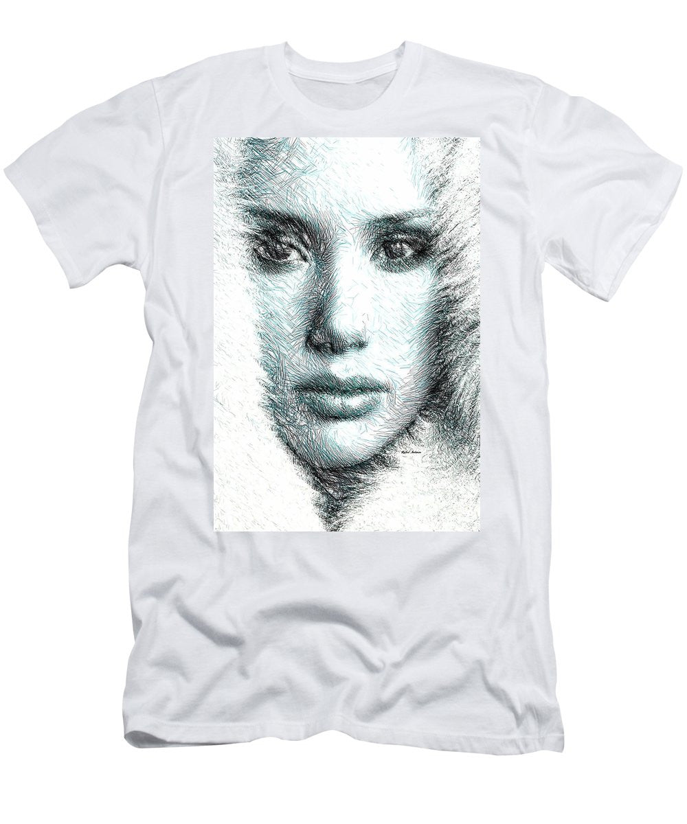 T-shirt pour homme (coupe ajustée) - Expression féminine 32